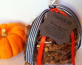 Pumpkin Pie Gourmet Granola - all natural & vegan - pecans, almonds, oats, cinnamon 1/2 lb bag