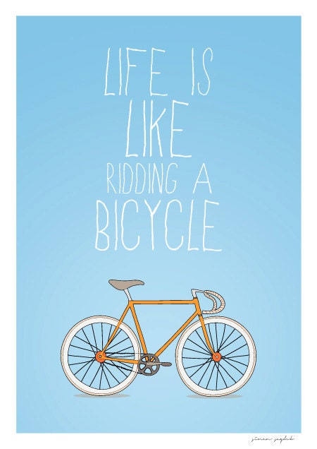 Bike Art Poster, size A3
