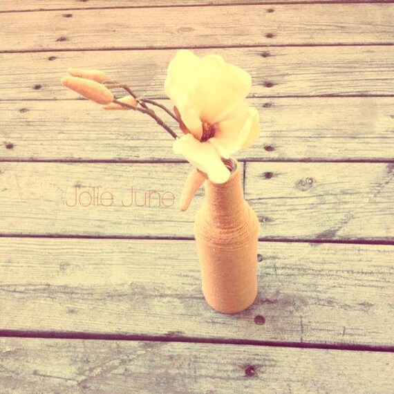Fall Wrapped Yarn Bottles