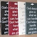 God Helps Us Handle What We Are Given Wood Primitive Sign Christian Wall Hanging