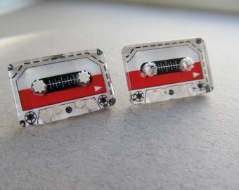 Cassette Tape Stud Earrings