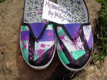 Price Includes Shoes Splatter Paint