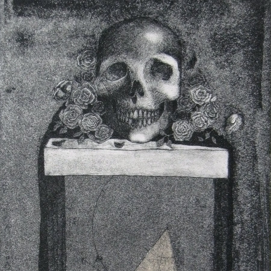 Tangent No.1 - fine art etching - H.L. Birdsong