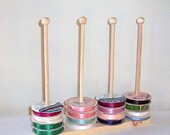 Scrapbook Ribbon Holder Tower Storage Rack Organizer