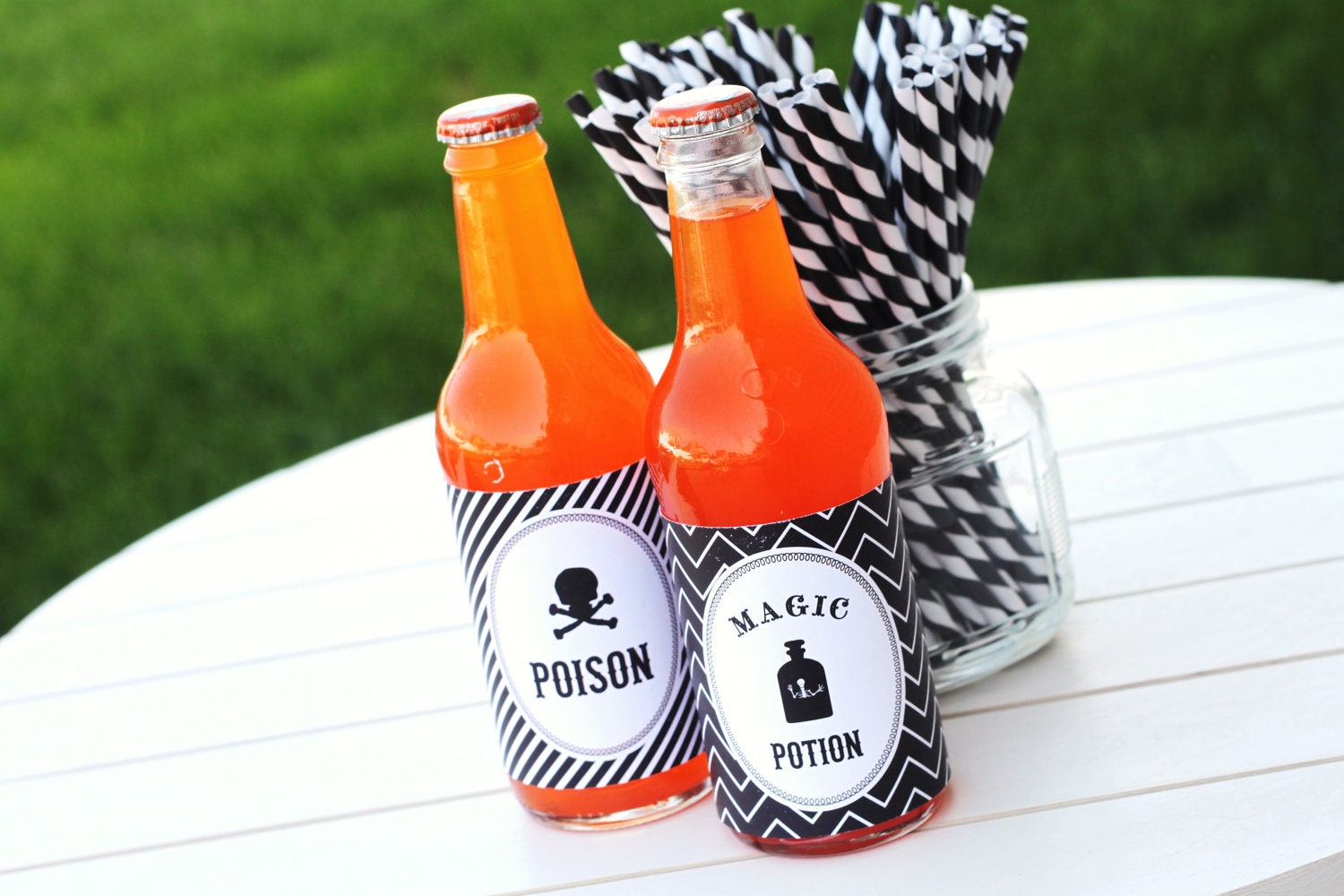 DIY Printable Halloween Bottle Wraps - 2 designs Il_170x135