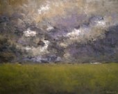 Prairie Storm, Kansas - Original Oil Painting by Seminary Road Artists