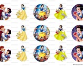 15 Snow White Inspired Images Digital Download for 1" Bottle Caps (4x6)