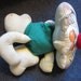Vintage Russ Berrie Co "Arthur" Bean Bag Cat "You Tickle My Whiskers" Cloth doll toy kitschy kitty doll