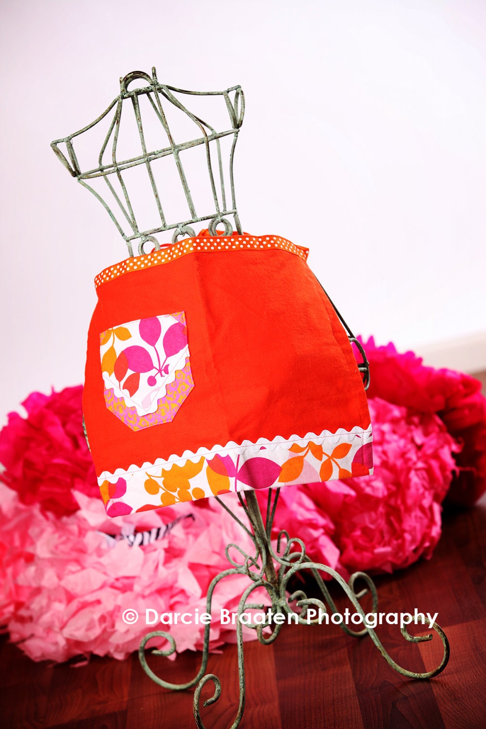 Orange Sherbet Apron