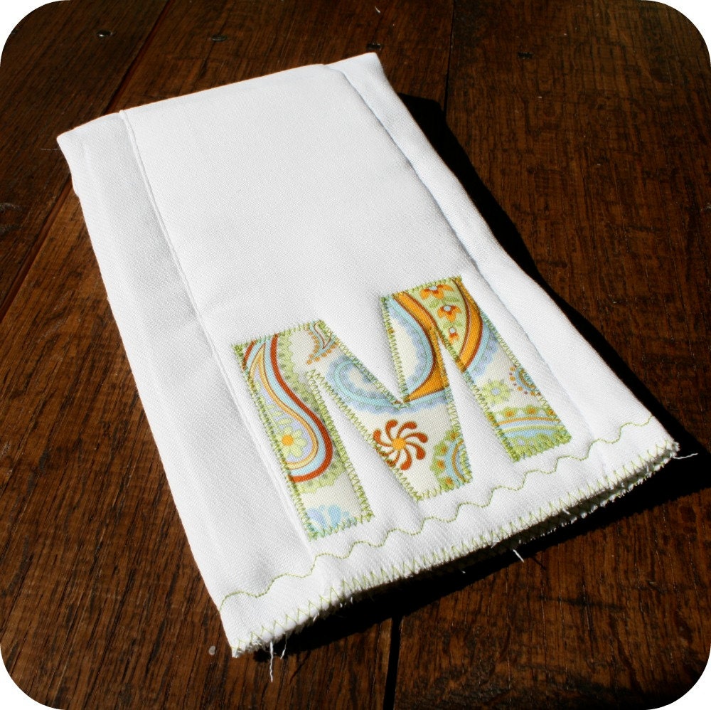 Personalized Burp Cloth