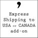 Express Shipping to USA and CANADA add-on