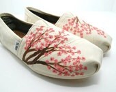 Cherry Blossom Youth - Custom TOMS Shoes