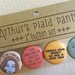 Arrested development, arrested development pins, Lucille Bluth, pinback button set, Gangy, handmade 1" buttons