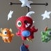 Baby Mobile - Baby Crib Mobile - Nursery Monsters Mobile - Aliens Mobile (You Can Pick Your Colors)