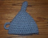 READY TO SHIP--Baby Costume-Halloween-Wizard of Oz-Crochet Hat-Winter Hat-Baby Hat-Photo Prop-Tin Man Hat--3-6 months
