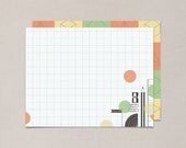 Desk Supplies Notecards - Personalized Set of 10 with Envelopes
