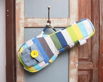 Sea Stripe - Colorful Ukulele Bag (Soprano Size) Custom made