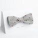 Dotted bow tie for men - double sided