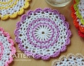 Crochet Pattern Sweet Crochet Coasters
