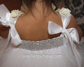 Flower girl dress Stunning Couture Flower Girl Tutu Dress. toddler tutu dress, wedding, birthday, Newborn, 2t,3t,4t,5t