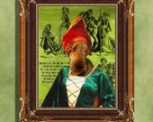 Airedale Terrier Art Print 11 x 14 inch original illustration artwork giclee archival premium poster print By Nobility Dogs