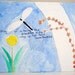 Original Nature and Dragon fly Watercolor Painting and Verse - One of a Kind - 'Letting Go'