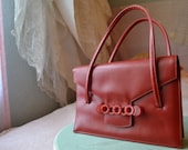 Vintage 50s Falu Red Bobbie Jerome Purse