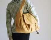 Fathers Day SALE 20% -Pico2 in Mustard (Water Resistant) Purse / Laptop / Messenger / tote / Diaper bag / Handbag / Travel / Wallet