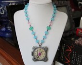 Paris in the Spring Time Adventurer Geek Girl Locket Necklace