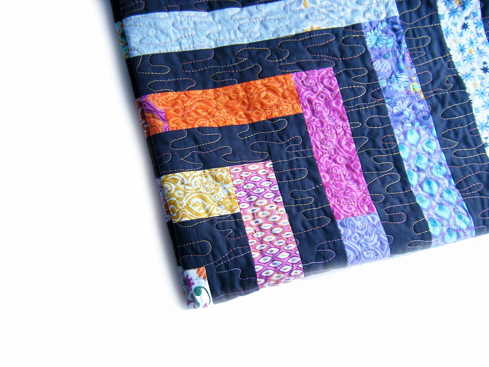 Baby Quilt - Toddler Blanket, Play Mat, Patchwork Throw