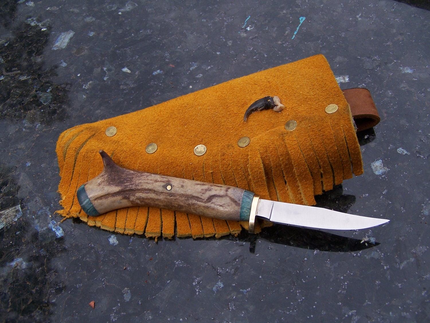 Patch knife made for Lefty ...///...handmade, Frontier, Mountain Man knife ..Rendezvou