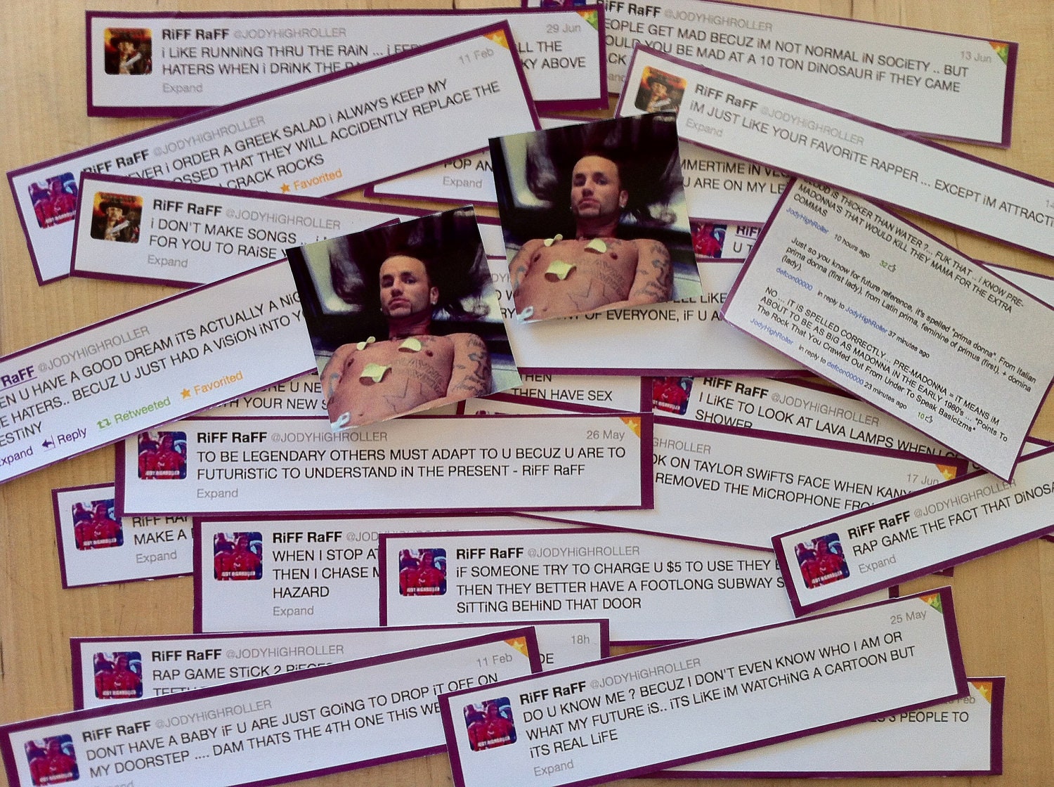 The Best of Riff Raff Tweets - Sticker Pack