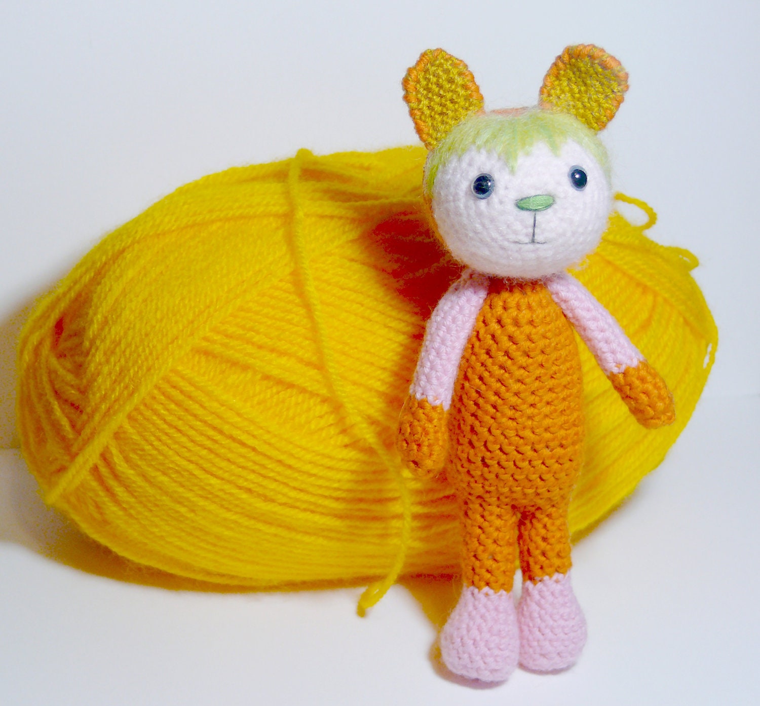 Amigurumi crochet MIguelita, gift,wool toy, plush doll, plush toy, art doll