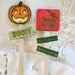 Halloween Jack O Lantern dollhouse miniature yard sign