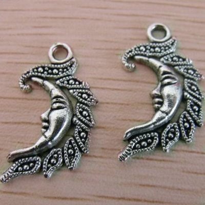 Moon Charms  4 pack LOW SHIPPING