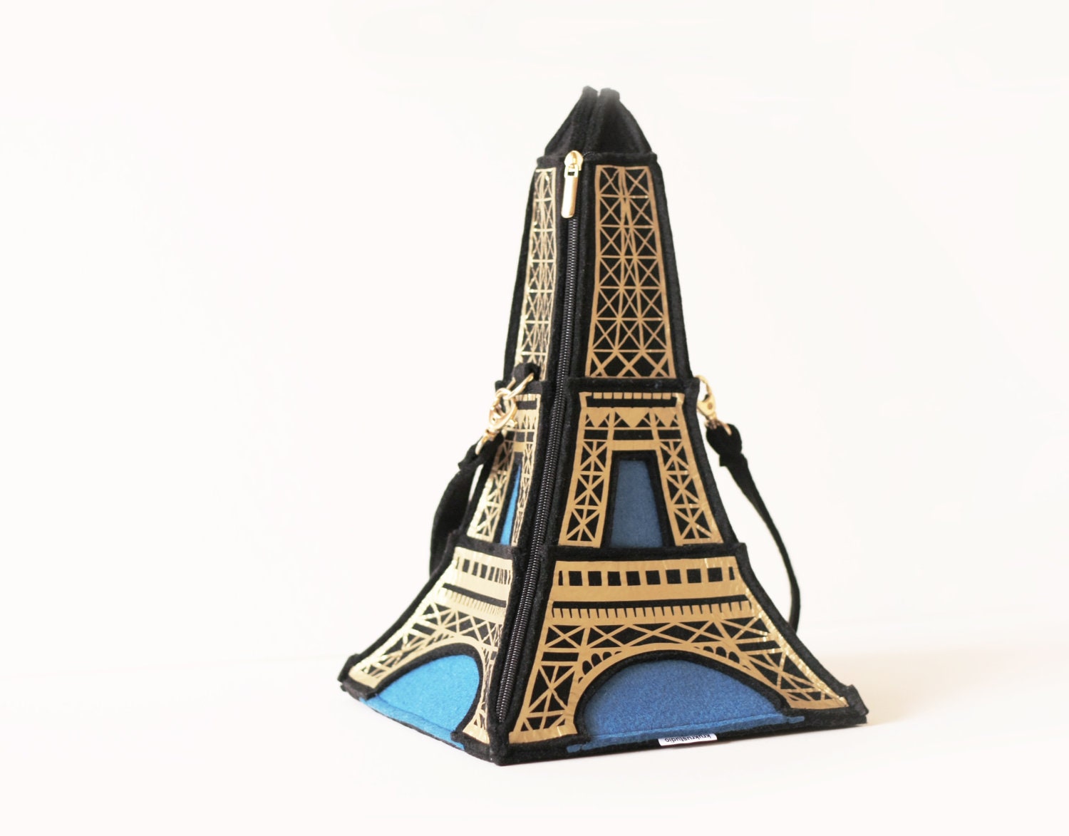 Eiffel Tower Felt Bag