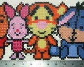 Winnie the Pooh: Pooh, Piglet, Tigger, and Eeyore Perler Wall Decoration