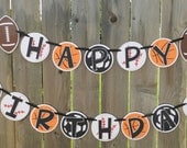 All Sports Birthday Banner Soccer, Football, Basketball, Baseball Il_170x135
