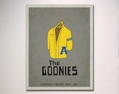 The Goonies Inspired Minimalist Movie Poster 11" x 14"