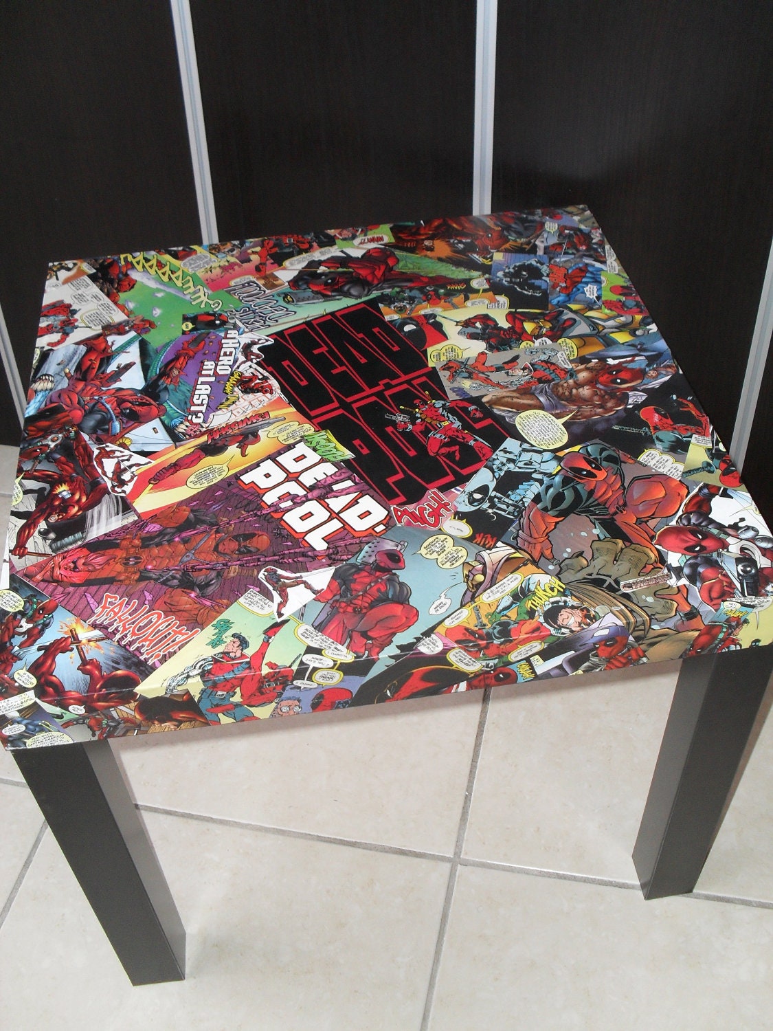 CUSTOM Deadpool Table FREE Shipping USA