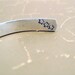 Peter Pan Bracelet - Second Star to the Right - Hand Stamped Aluminum Cuff - customizable