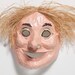 Paper mache woman mask