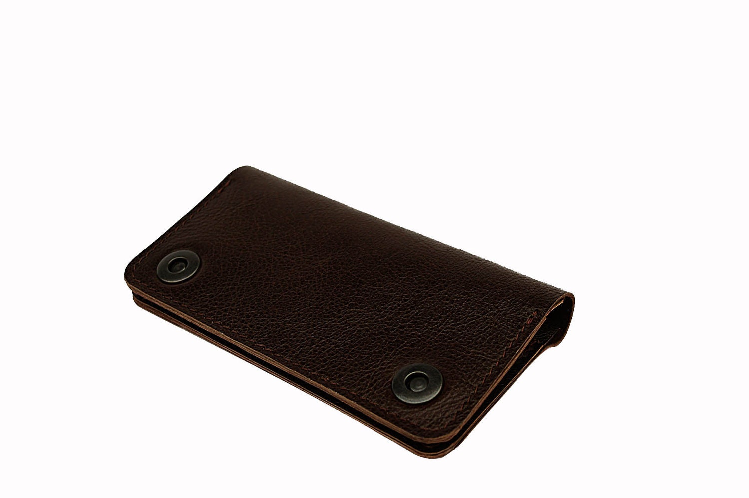 iPhone 5 Wallet Case (Cambie) - Coffee Brown Leather