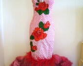 CAPTIVATING Starlett Hollywood SHOWGIRL Gown Dress And Wrap - Ultimate BOMBSHELL Even Marylin Would Be Envious