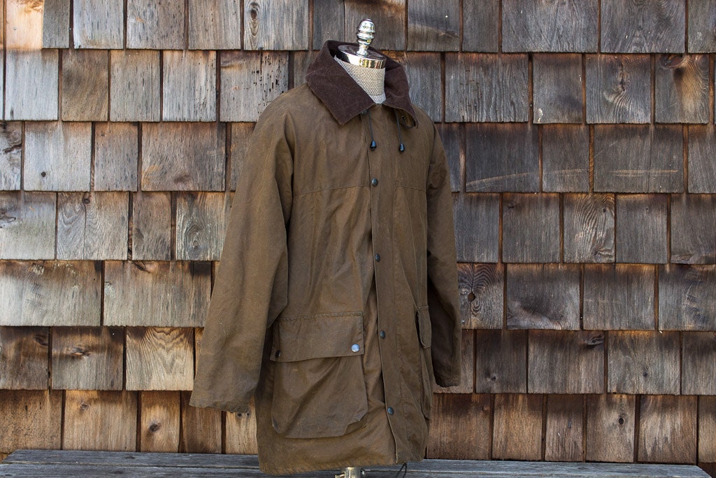 Vintage Made in England BELSTAFF Waxed Countryman Hunting Park Size LARGE