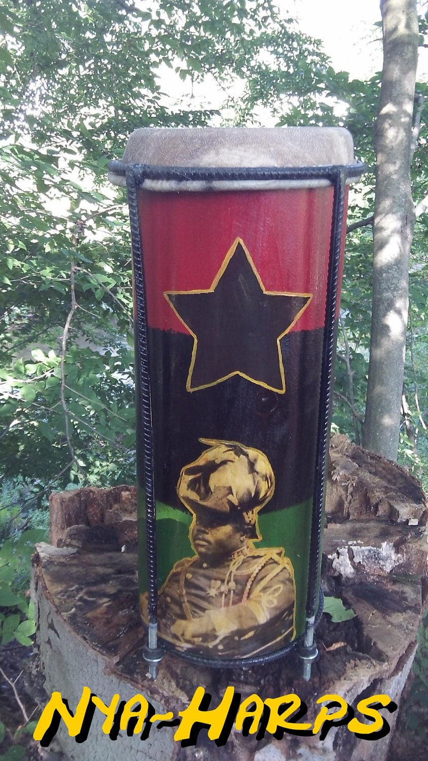 Marcus Garvey Black Star Bobo Shanti Rastafari Nyabinghi Drum