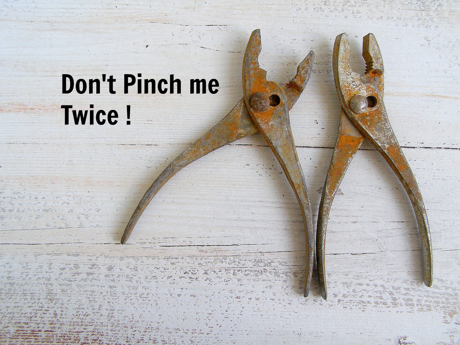 Vintage workshop Pliers, Rustic craftsman tool, collectible metal pincers, Industrial Display, Carpenter Tool, Woodworking,  Man cave