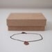 Dainty Delicate Antique Copper Chain With Tag Bracelet