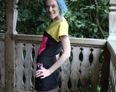 top - colour block Yellow and pink SALE.....size US 4