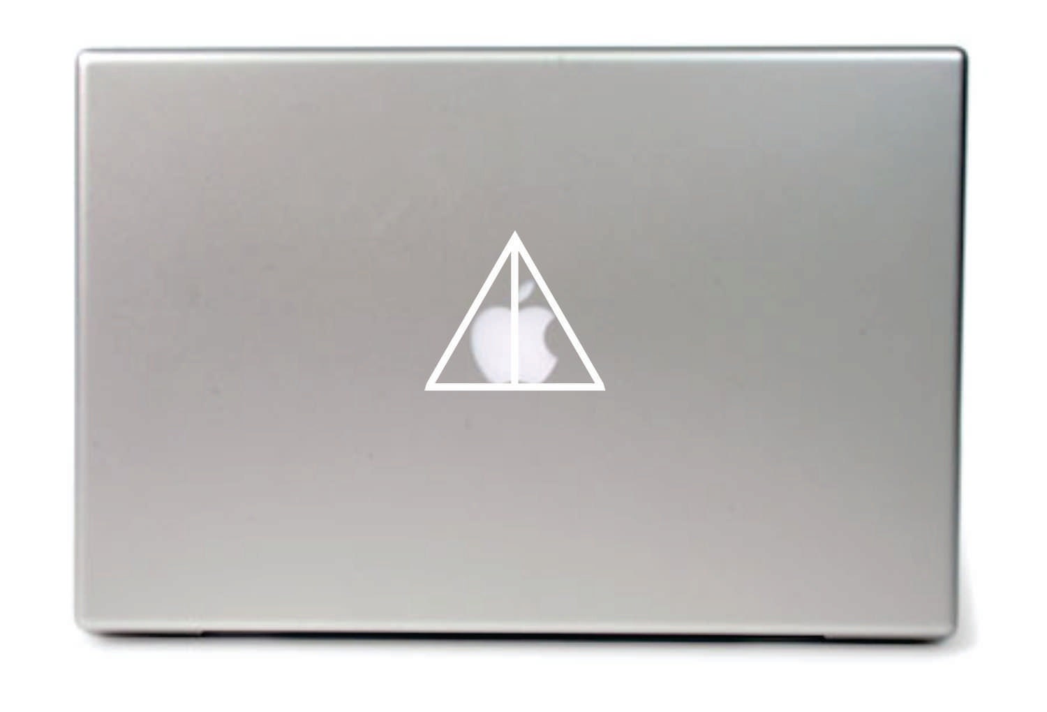 Deathly Hallows Macbook pro 13" Vinyl Decal  FREE SHIPPING